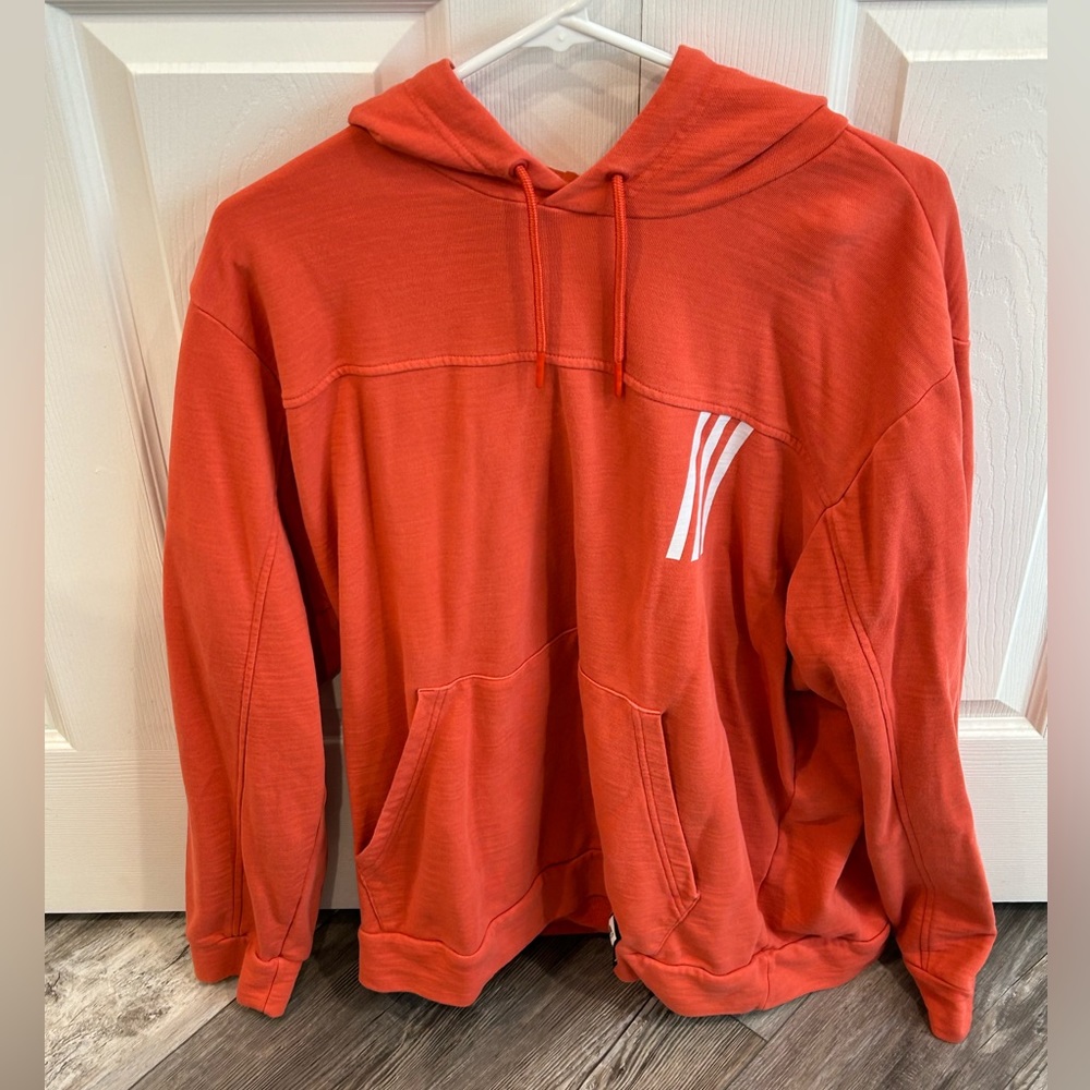 Orange Adidas hoodie